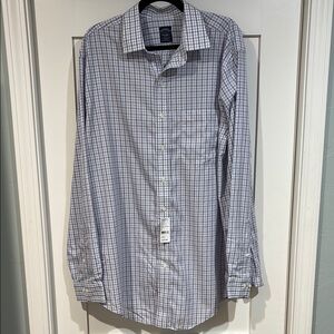 Brooks Brothers Blue and White Gingham Button Down Shirt